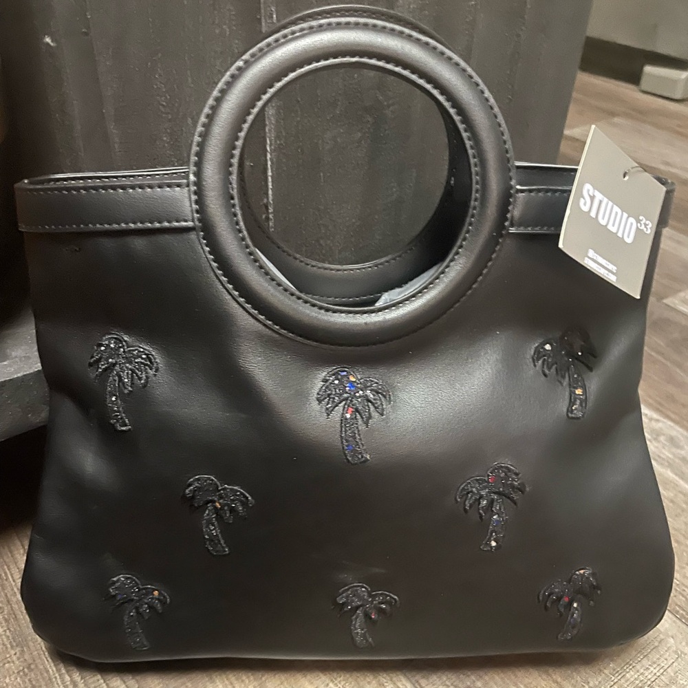 NWT Studio 33 Purse with Palm Trees